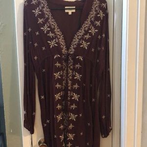 Burgundy/maroon boutique dress
